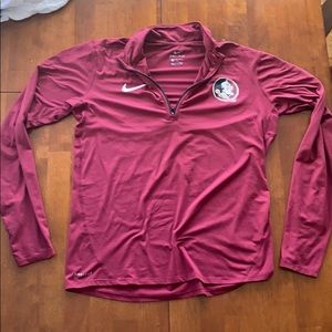 Nike Dri-Fit quarter zip Florida state